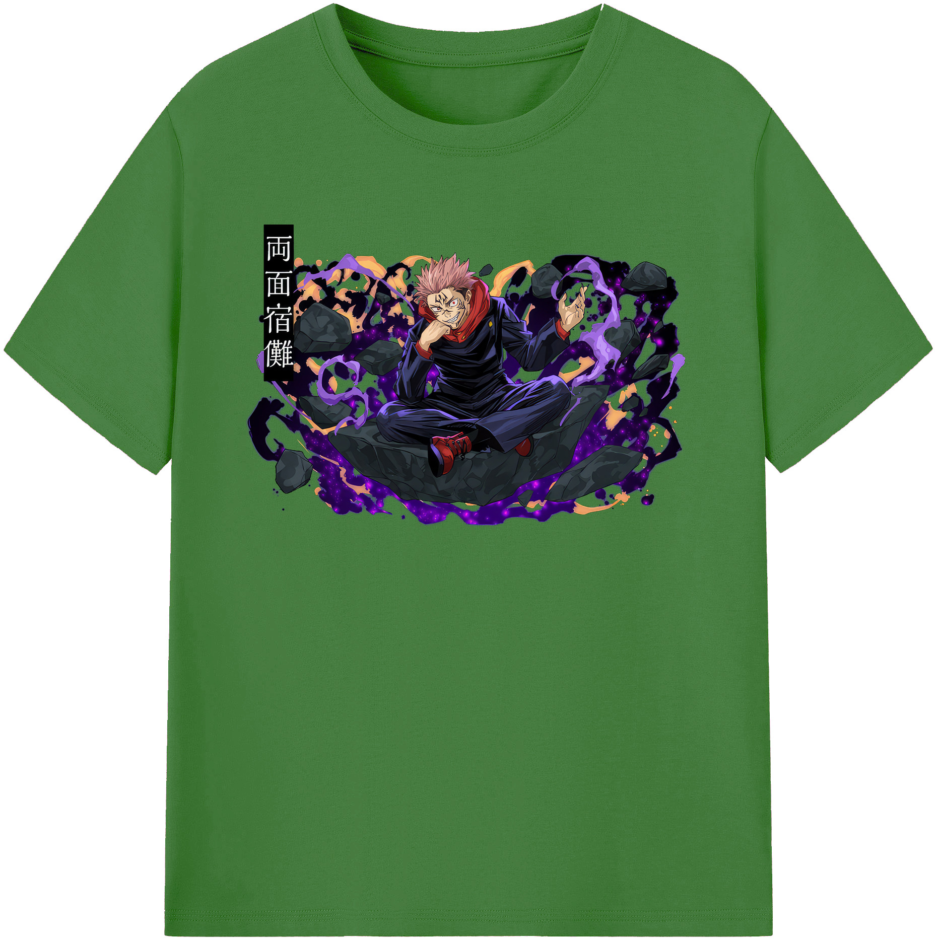 （画像用） 呪術廻戦 Jujutsu Kaisen レディースカジュアルプリントTシャツ（綿100％）